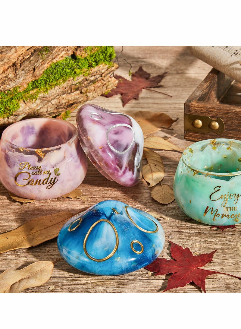 Excefore Jar Resin Molds Silicone Mushroom Jars with Lid, for Storage Box, Candy Jewelry Container, Home Decoration, DIY Epoxy Casting Craft - Image 3