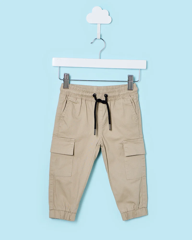 ردتاغ Infant Boys Beige Cargo Trousers