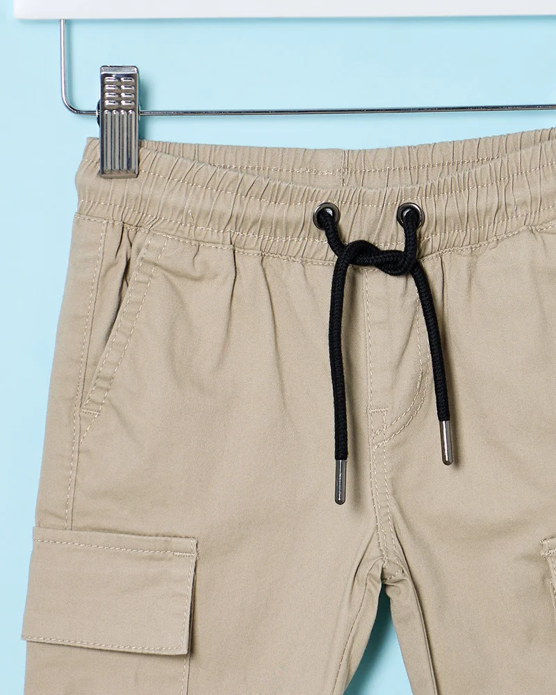 ردتاغ Infant Boys Beige Cargo Trousers