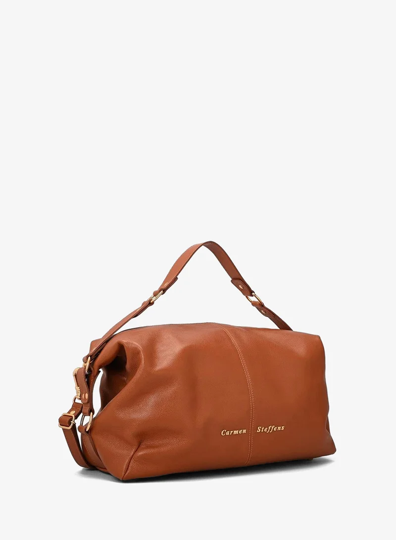 Shoulder Bag Slouch Brown