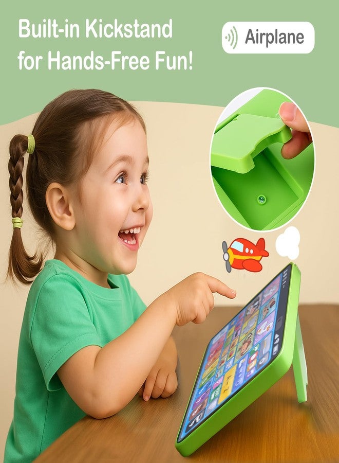 Motiilanco Learning Tablet for Toddlers 1-3 Trilingual Learning Toys with Sounds & Speech Therapy, Montessori Educational Toys for 1 Year Old Boy Girl, Baby Musical Toys 12-18 Months Toddler Toys Age 1-2-3 Gifts - Image 3