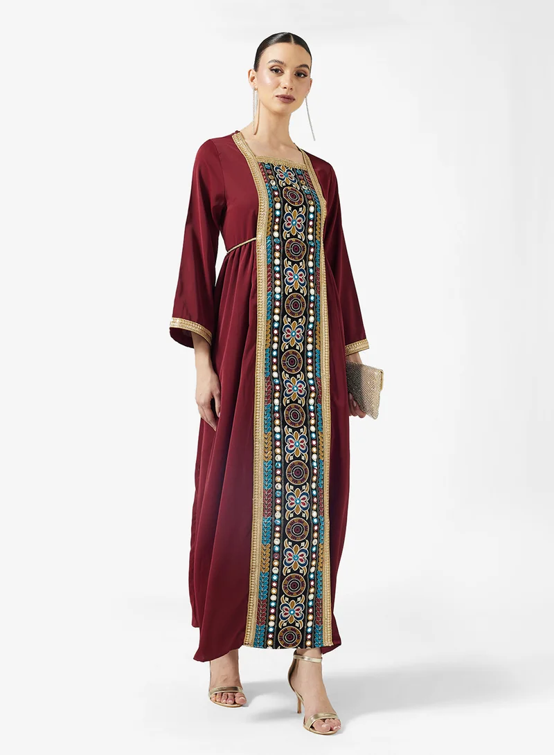 Embroidered Jalabiya