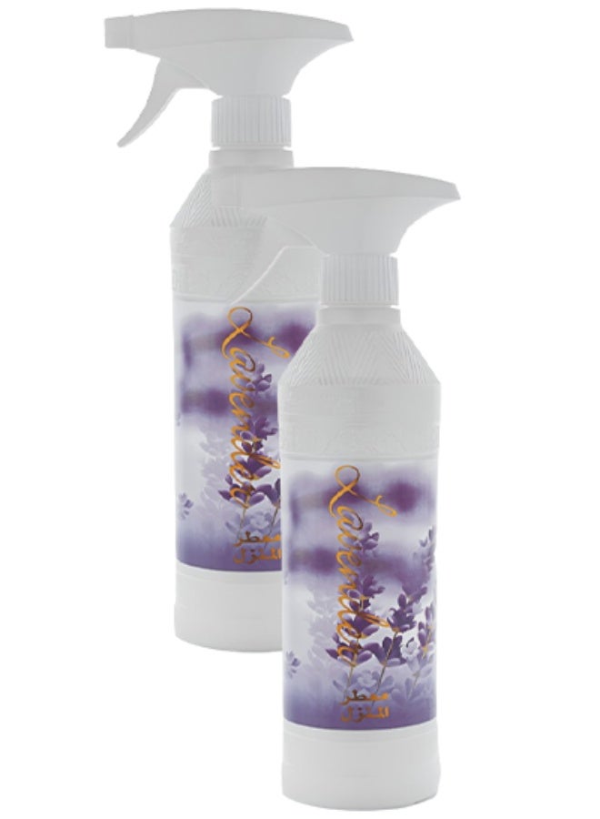 Banafa 2 Pieces Lavender House Freshener 500ml - Image 1