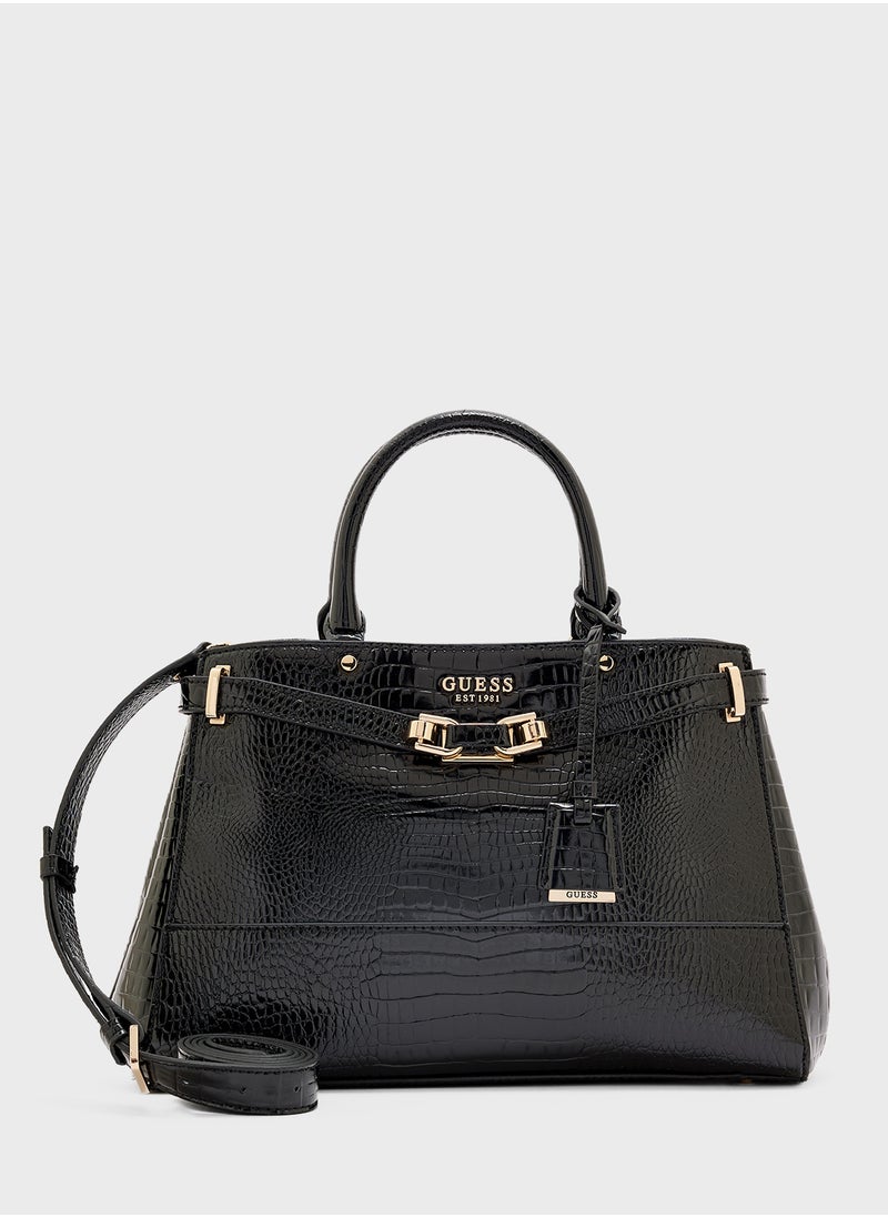 GUESS Silvye Luxury Satchel  - Image 1