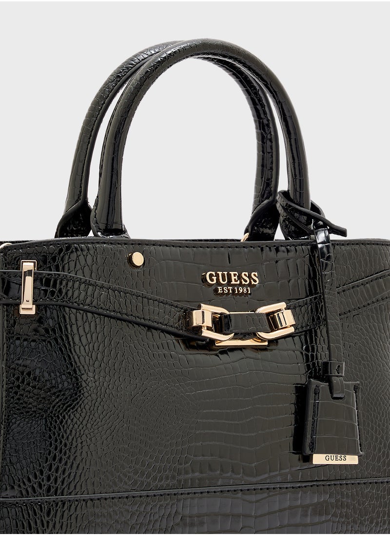 GUESS Silvye Luxury Satchel  - Image 4