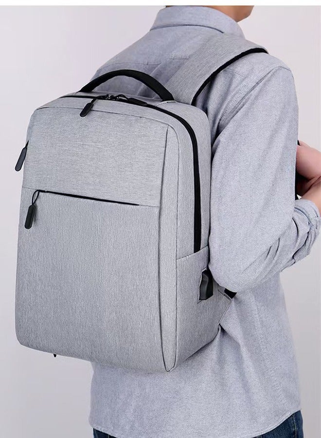 Leisure backpack men's waterproof and shockproof 15.6-inch laptop bag - Image 2