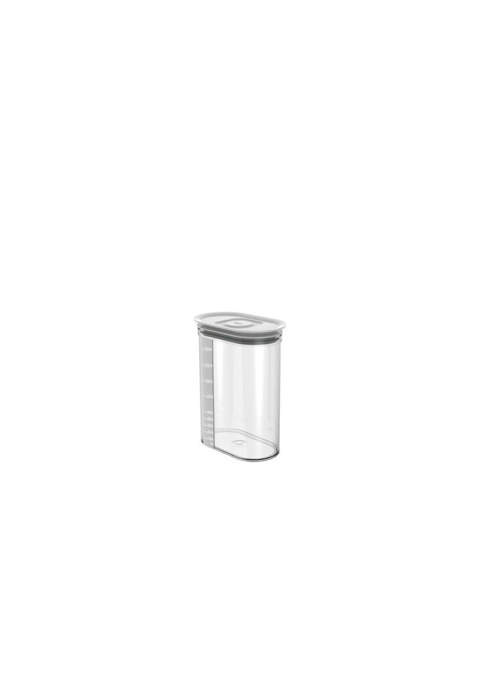 Biesse Plastic Oval airtight storage with graduated scale 1.55L - Image 3