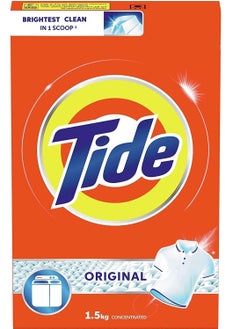 Tide Powder Laundry Detergent Original Scent 1.5kg