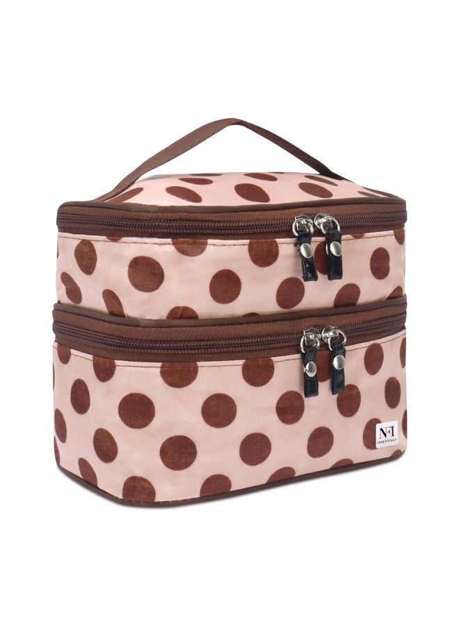 NFI essentials Makeup Pouch, Cosmetic Pouch for Women, Cosmetic Organiser Storage Bag, Vanity Organizer, Make up Pouches, Toiltery Travel Pouc - Image 1