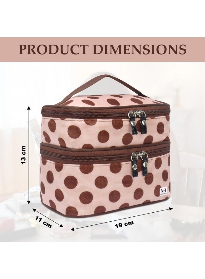 NFI essentials Makeup Pouch, Cosmetic Pouch for Women, Cosmetic Organiser Storage Bag, Vanity Organizer, Make up Pouches, Toiltery Travel Pouc - Image 4