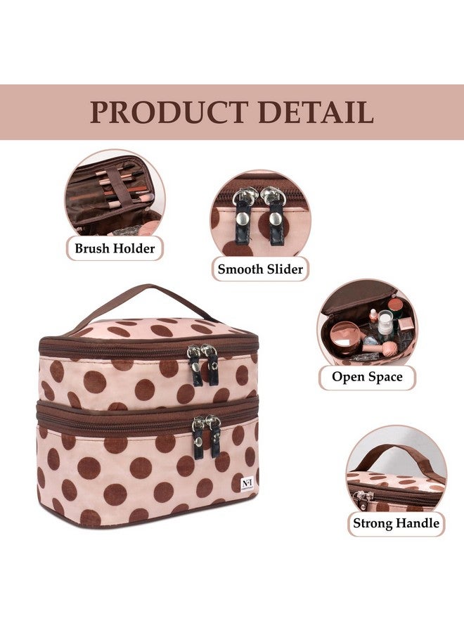 NFI essentials Makeup Pouch, Cosmetic Pouch for Women, Cosmetic Organiser Storage Bag, Vanity Organizer, Make up Pouches, Toiltery Travel Pouc - Image 3