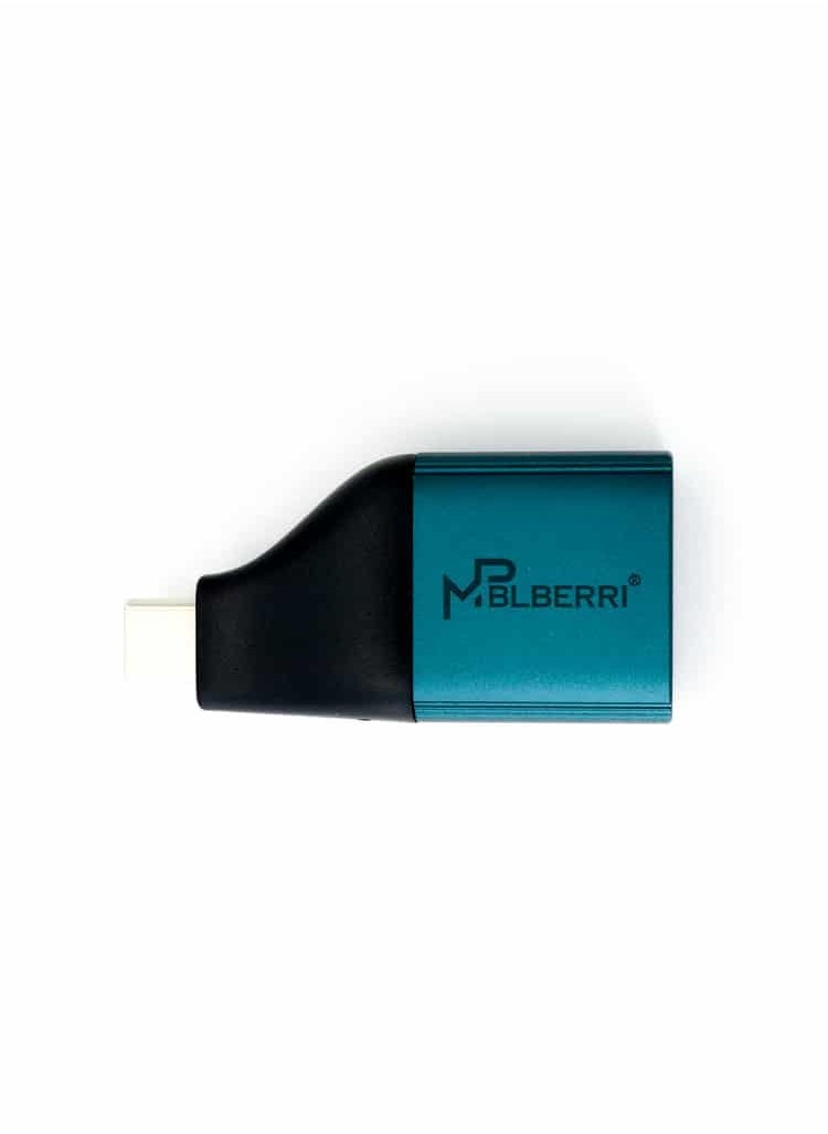 mpBLBERRI - High Resolution 4K Type-C To HDMI Adapter With Integrated Type-C Connector - Image 1