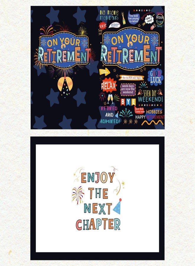 Gosknor Jumbo Retirement Greeting Card, Black Farewell Greeting Card with Envelope Large Going Away Card Big Leaving Card Farewell Decorations Retirement Gift for Coworker - Image 3