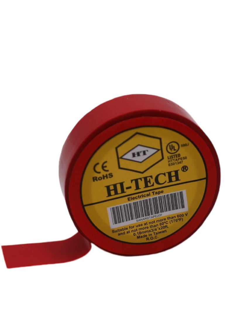 Hi-Tech Electrical Tape - Red - Image 4