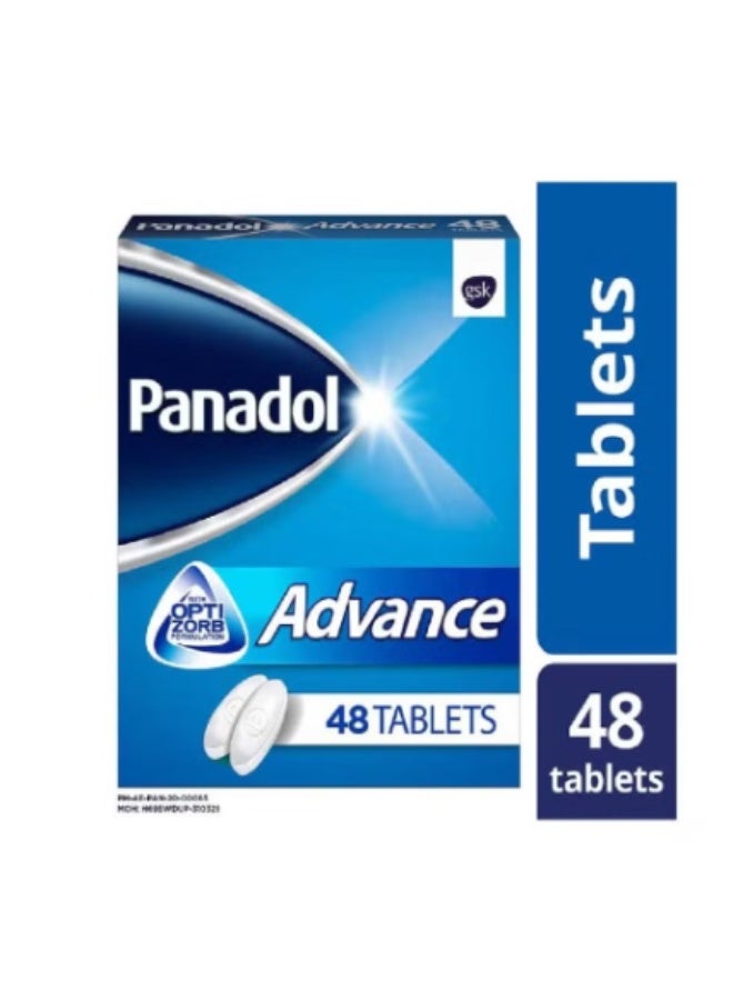 بانادول أقراص مسكنة للألم متطورة – 48 قرصًا - Image 2