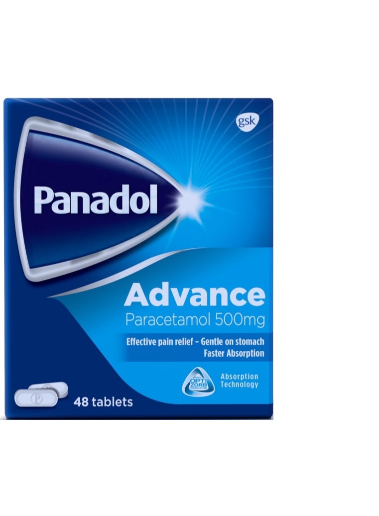 بانادول أقراص مسكنة للألم متطورة – 48 قرصًا - Image 1