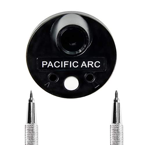 Pacific Arc Hand Held Rotary Lead Pointer with Sharp and Blunt Settings and Lead Cleaner, Blue - Image 3