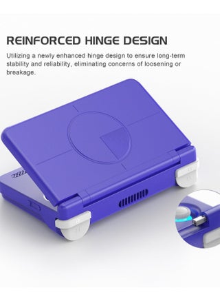 Retroid Pocket Flip 2 Retro Game Console, 5.5" AMOLED 1080P Display, Hall Effect Sticks, 5000mAh Battery, Portable Android Handheld (GC) - view 3