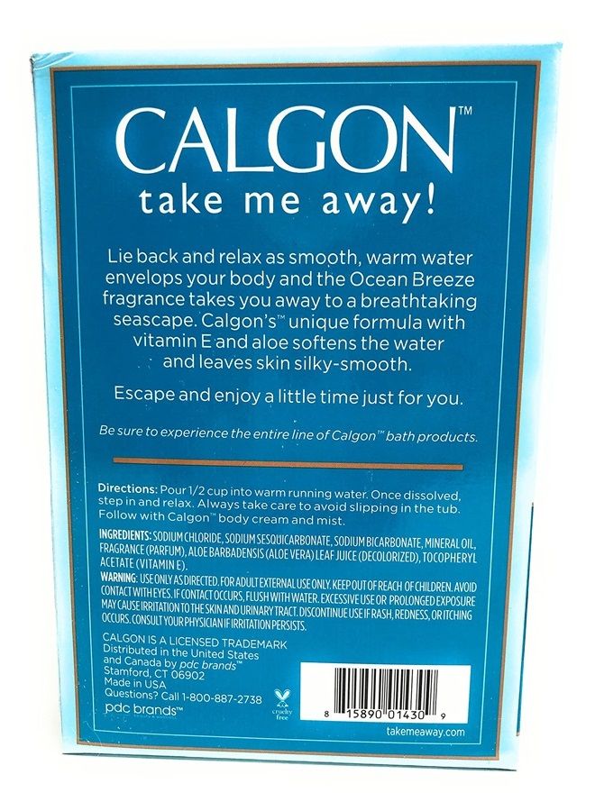 Calgon Ultra Moisturizing Bath Beads 30 Oz (Ocean Breeze, Pack of 3) - Image 3