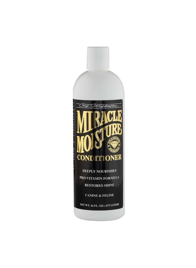 Chris Christensen Diamond Series Miracle Moisture Dog Conditioner, Groom Like A Professional, ProVitamin Formula, Provides Maximum Moisture, Use On Both Dogs And Cats, Made In Usa, 16 Oz  - Image 1