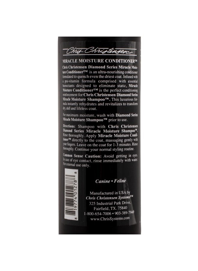 Chris Christensen Diamond Series Miracle Moisture Dog Conditioner, Groom Like A Professional, ProVitamin Formula, Provides Maximum Moisture, Use On Both Dogs And Cats, Made In Usa, 16 Oz  - Image 4