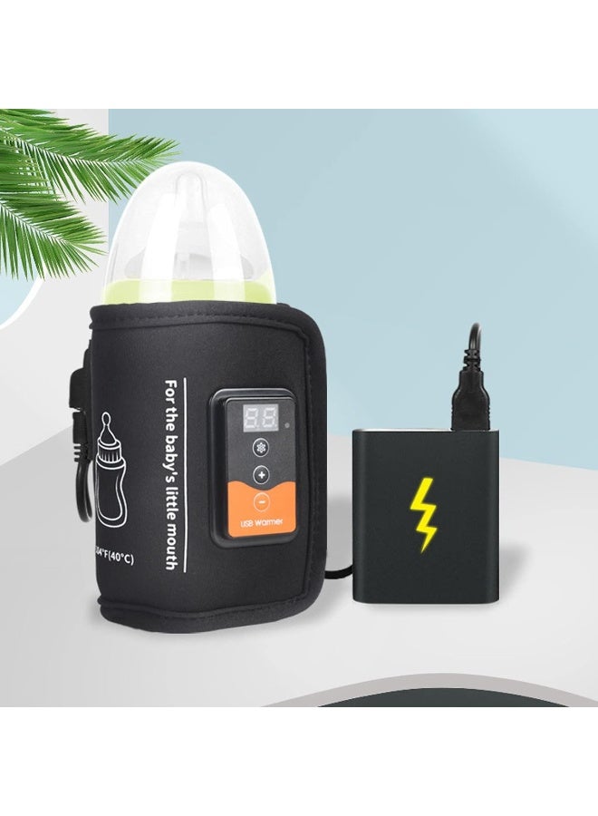 Yosoo Bottle Warmer, Milk Bottle Warmer Bag Constant Temperature Quick Heating USB Insulated Baby Bottle Warmer - Image 5