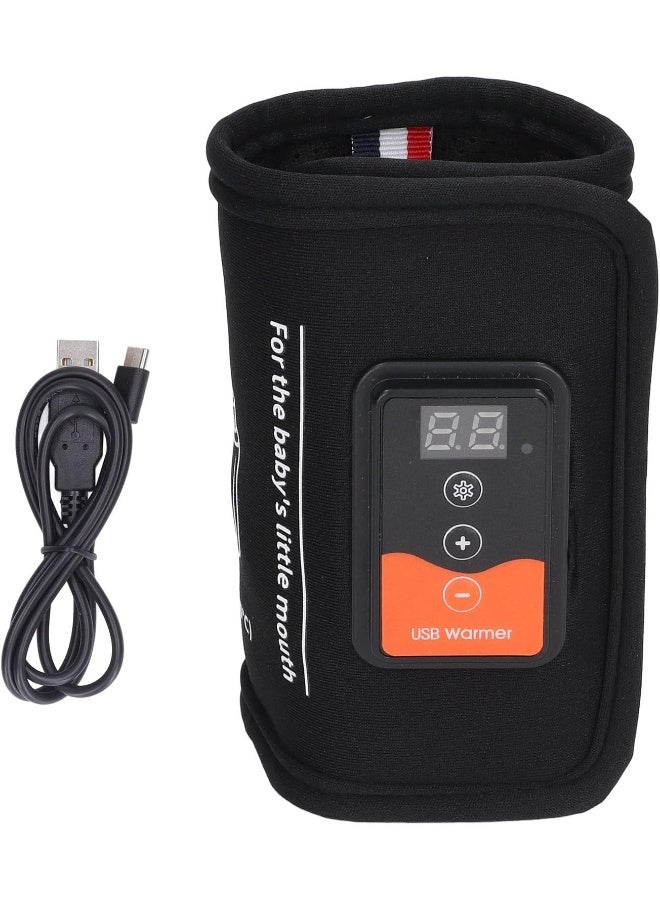 Yosoo Bottle Warmer, Milk Bottle Warmer Bag Constant Temperature Quick Heating USB Insulated Baby Bottle Warmer - Image 1