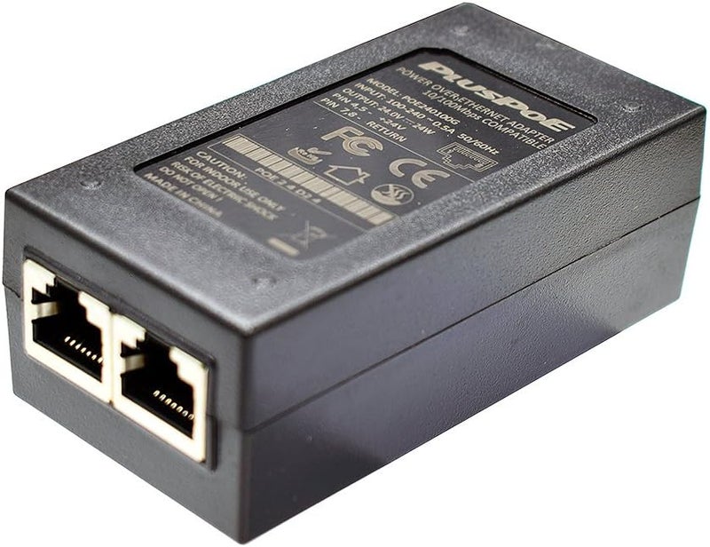 PLUSPOE 24volt Passive PoE Injector 24W Power Over Ethernet for 24v PoE Devices Compatible with Ubiquiti POE-25-5W, POE-24-12W and POE-24-24W - Image 5