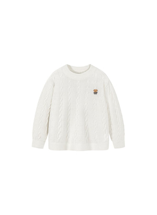 Minibala Boys And Girls Full Size Range Class A Machine Washable Wool Sweater Winter - Image 3