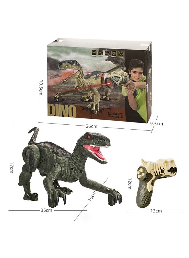 Control Dinosaur Toys, Electric RC Spinosaurus with Light Tracing Spray Mist, Dinosaur Robot Toys Powered by Rechargeable Battery, Jurassic Dinosaur Toys, Robot Gift for Kids Child Boys Girls - Image 1
