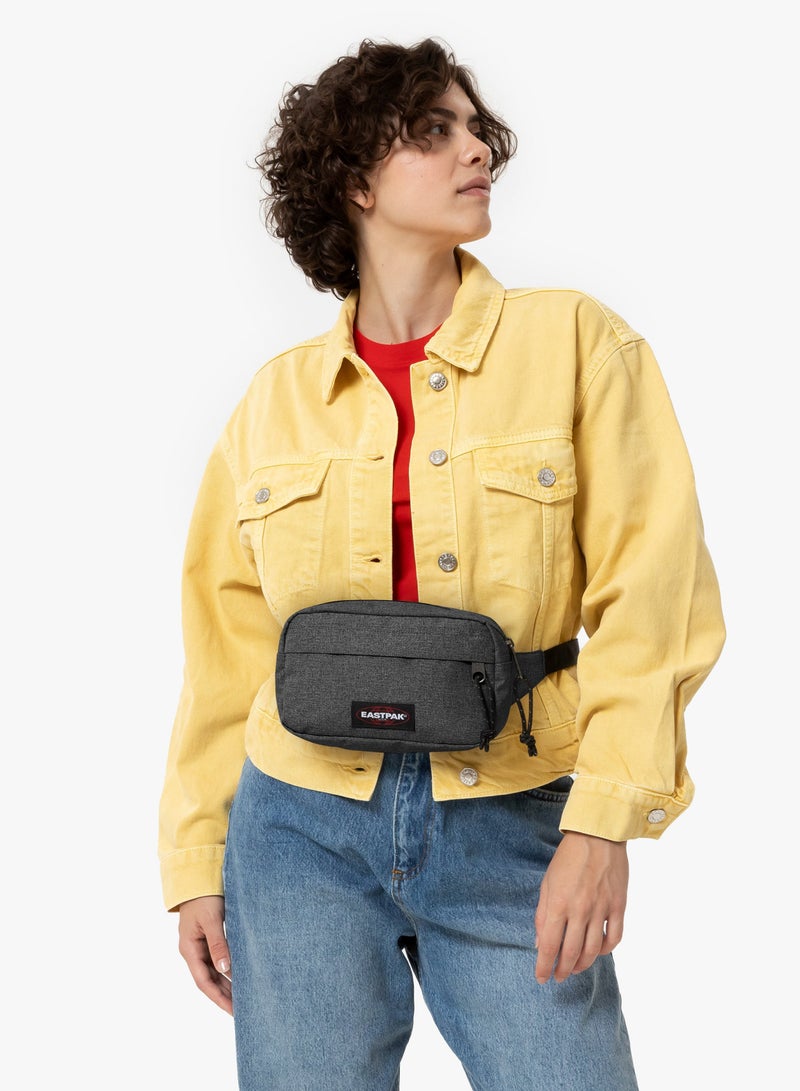 EASTPAK Bouncer Medium Waist Bag - Black Denim  - Image 2