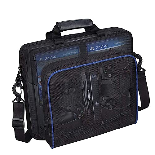 DS-Space Carrying Case for PS4, New Travel Storage Carry Case, PlayStation Protective Shoulder Bag Handbag for PS4 PS4 Slim System Console and Accessories - Image 2