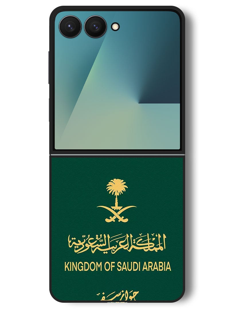 Theodor Case Compatible with Samsung Galaxy Z Flip 7 - 6.9 Inch Protection Shockproof Bumper Cover Ksa Passport - Image 1