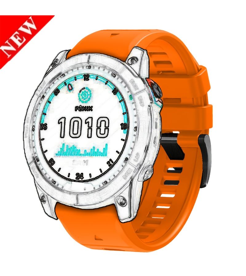 حزام ساعة رياضي أخضر عسكري مقاس 26 ملم سريع التهوية متوافق مع ساعات Garmin Fenix وForerunner وInstinct وEnduro - Image 4
