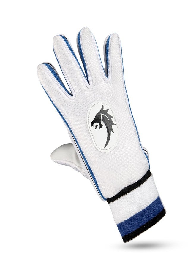 Snaga Indoor Cricket Batting Gloves for Beginner Players, Leather Palm,Nylon Stitch, Air Vents Recommended for Soft Ball, Tennis Ball, Indoor Box Cricket, Gully Cricket (Men) - Image 2