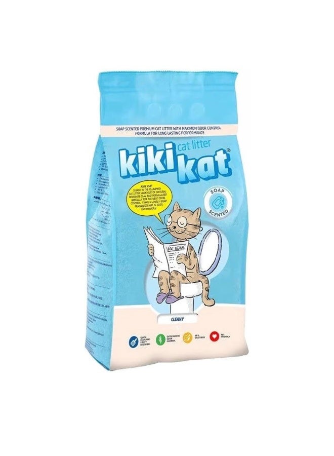 Kiki Kat Cleany Premium Cat Litter, 10 L