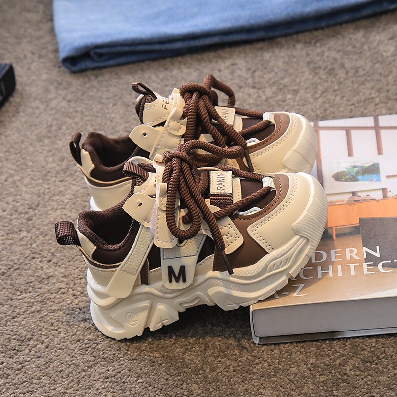 Children'S Shoes Leather Sneaker Waterproof 2025 Children'S Shoes Boys And Girls Shoes Baby Shoes Lightweight Shoes - Image 2