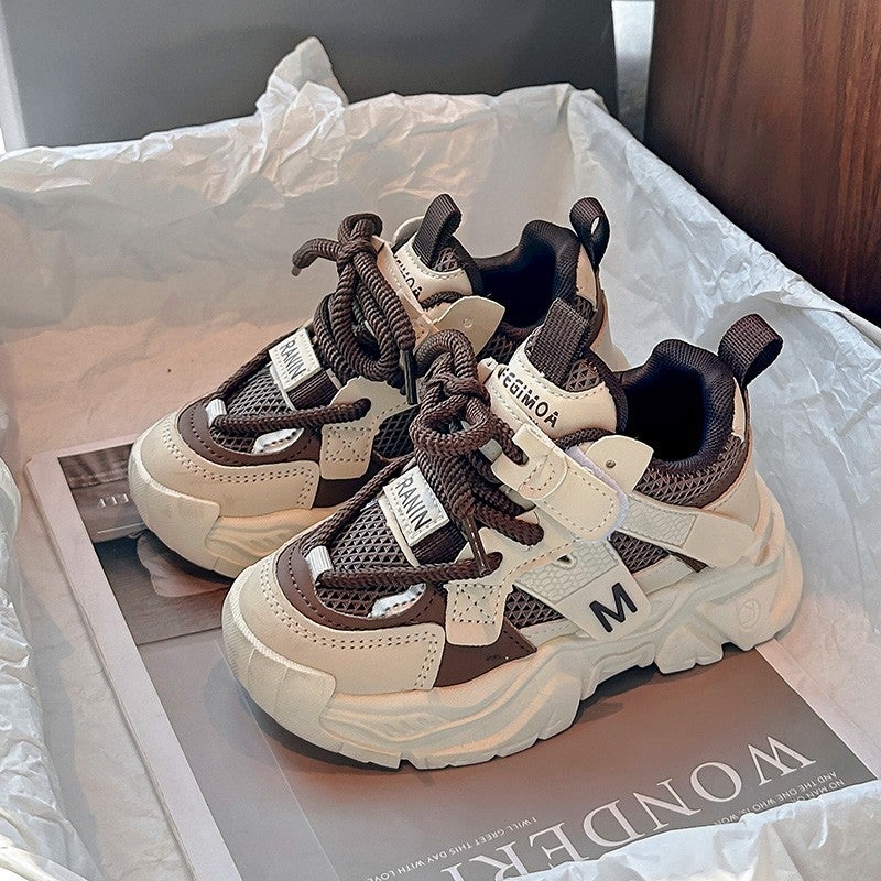 Children'S Shoes Leather Sneaker Waterproof 2025 Children'S Shoes Boys And Girls Shoes Baby Shoes Lightweight Shoes - Image 3