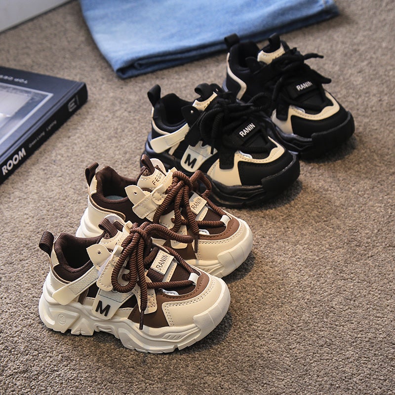 Children'S Shoes Leather Sneaker Waterproof 2025 Children'S Shoes Boys And Girls Shoes Baby Shoes Lightweight Shoes - Image 4