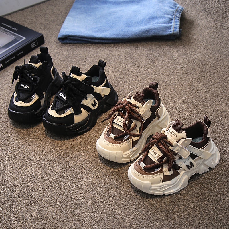 Children'S Shoes Leather Sneaker Waterproof 2025 Children'S Shoes Boys And Girls Shoes Baby Shoes Lightweight Shoes - Image 5