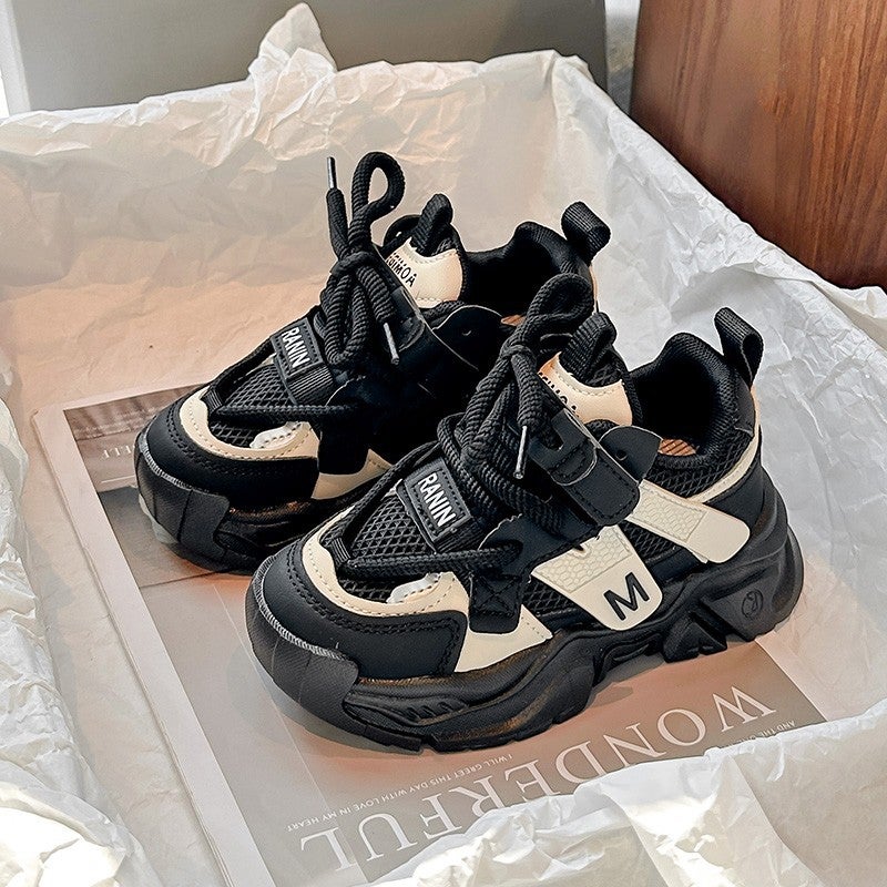 Children'S Shoes Leather Sneaker Waterproof 2025 Children'S Shoes Boys And Girls Shoes Baby Shoes Lightweight Shoes - Image 1