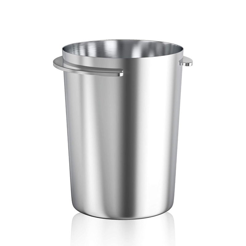Ktsxxops Coffee Dosing Cup 51mm Coffee Bean Dosing Cup, Stainless Steel Coffee Dosing Cup Coffee Machine Handle Dosing Cup Mug Coffee Powder Feeder Part - Image 1