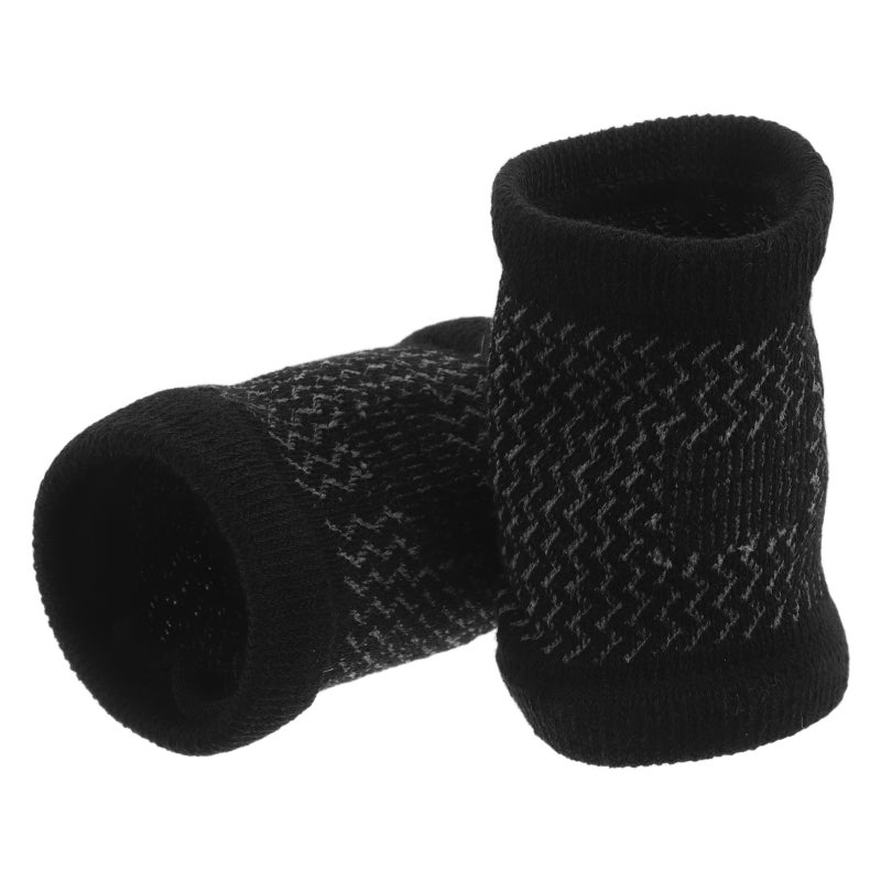 1 Elastic Ankle Sleeve Breathable Sweat-Wicking Ankle Protector Unisex Foot Support Sleeve for Yoga Dance Football Skating Black - Image 4