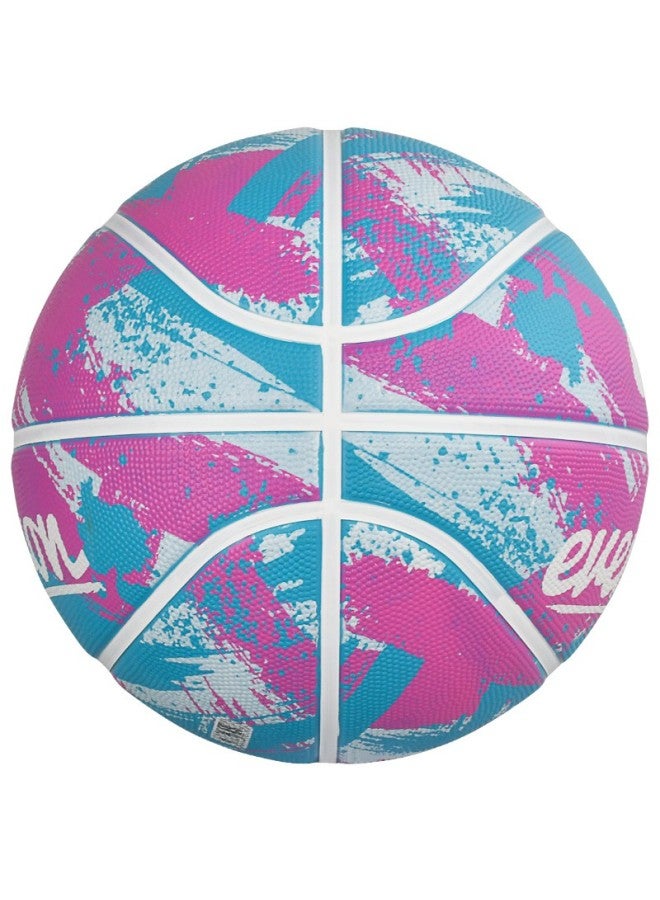Evervon Basketball, Adult Compeion Training, Indoor And Outdoor Use, Wear-resistant, Graffiti Rainbow Campus Group Purchase Model, Size 7 Non-slip Rubber Basketball, Self-operated Ebx-7030 - Image 3