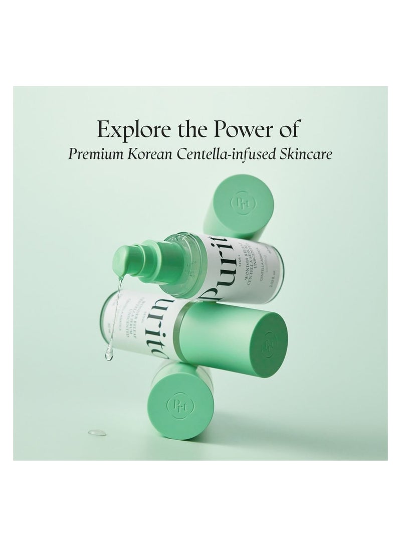 PURITO Centella Unscented Serum, Korean Centella, for All Skin Types, Ampoule, Soothing, Calming, Facial Serum for face, Vegan & Cruelty-Free, Korean Skin Care, 60ml 2fl.oz - Image 2