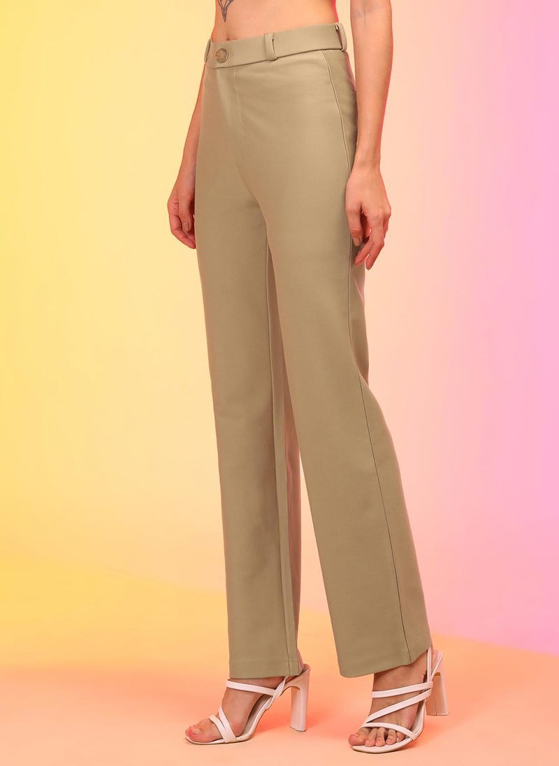 Globus Women's Jeggings Camel Brown Casual Mid Rise with Pockets - Image 4