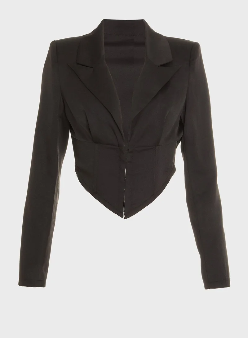 QUIZ Crop Blazer