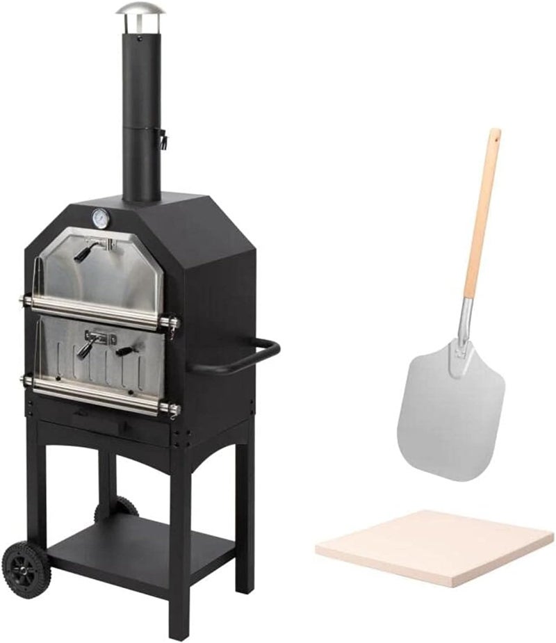 Bad axe Pizza Oven -Portable Pizza Maker, Gas-Powered Pizza Cooker, for Camping, Backyard, Party, Picnics, and Outdoor Kitchens - Image 1