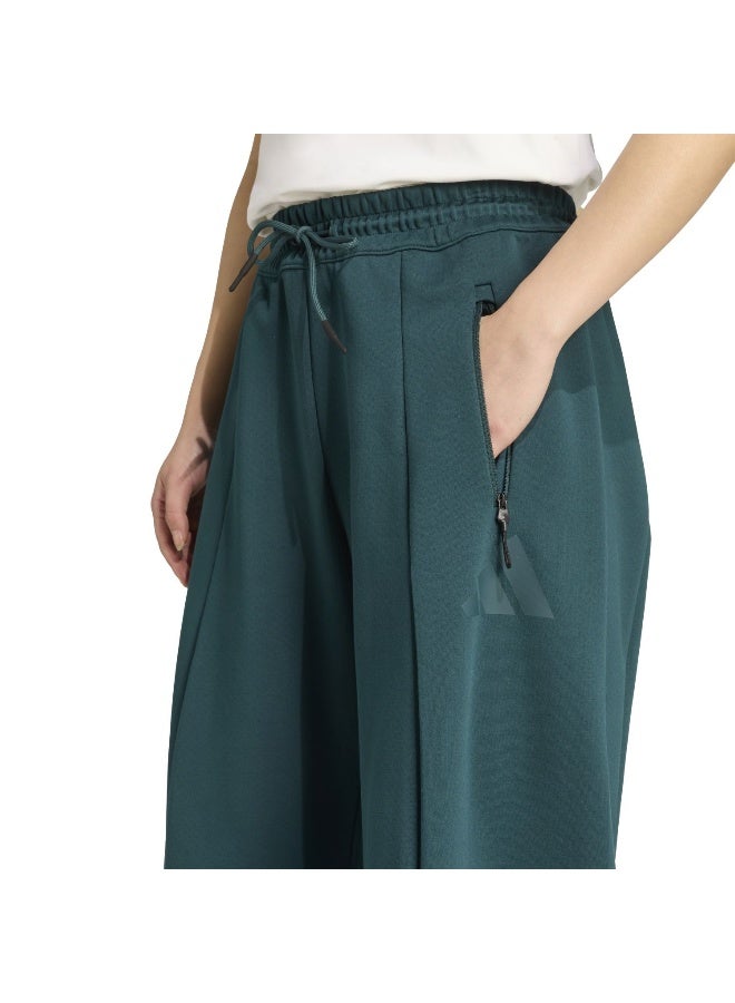 Adidas W Z.N.E. Oh Pt Green Training Pants For Women XS - Image 5
