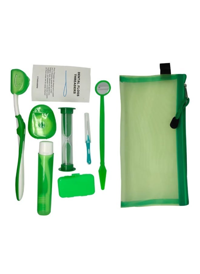8-Piece Orthodontic Cleaning Set, Teeth Whitening, Interdental Brushes - Image 2